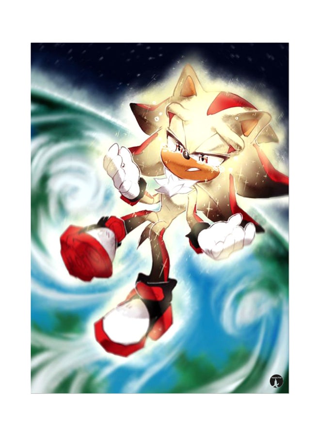 ملصق جداري مطبوع متعدد الألوان 20سم