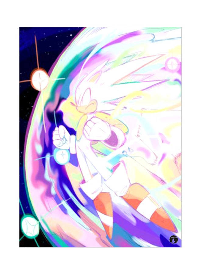 Printed Wall Sticker Multicolour 20cm