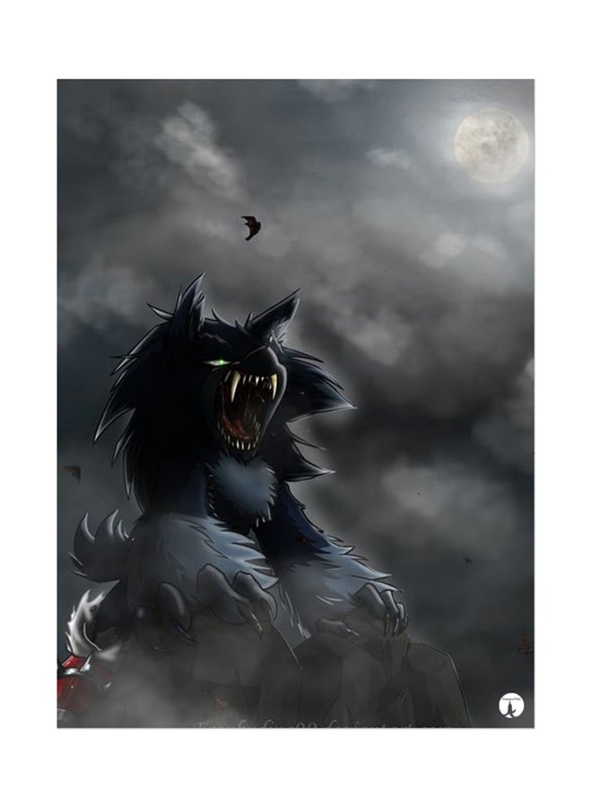 Printed Wall Sticker Multicolour 20cm