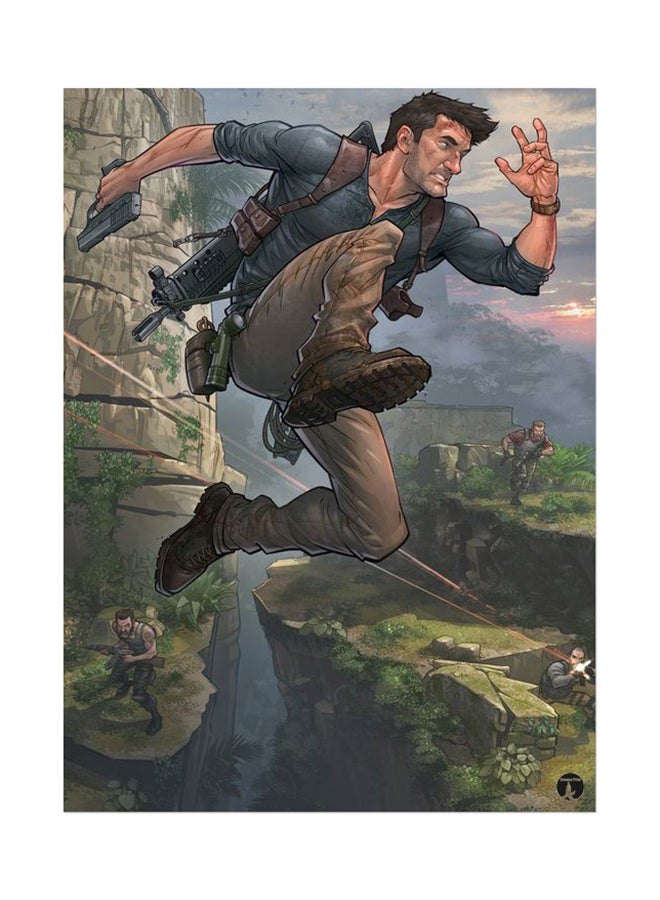 ملصق جداري مطبوع متعدد الألوان 20سم