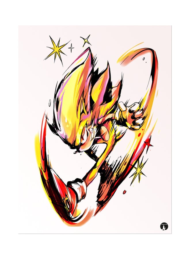 Printed Wall Sticker Multicolour 20cm