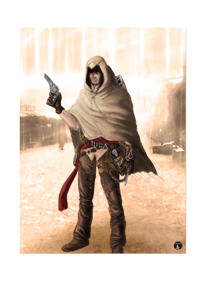 Printed Wall Sticker Multicolour 20cm