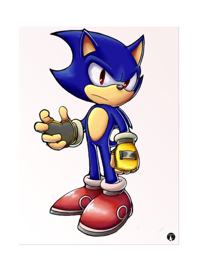 بي بي ملصق جداري مطبوع متعدد الألوان 20سم