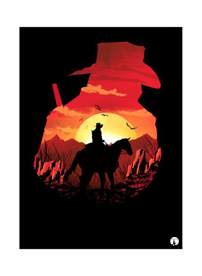 ملصق جداري مطبوع متعدد الألوان 20سم