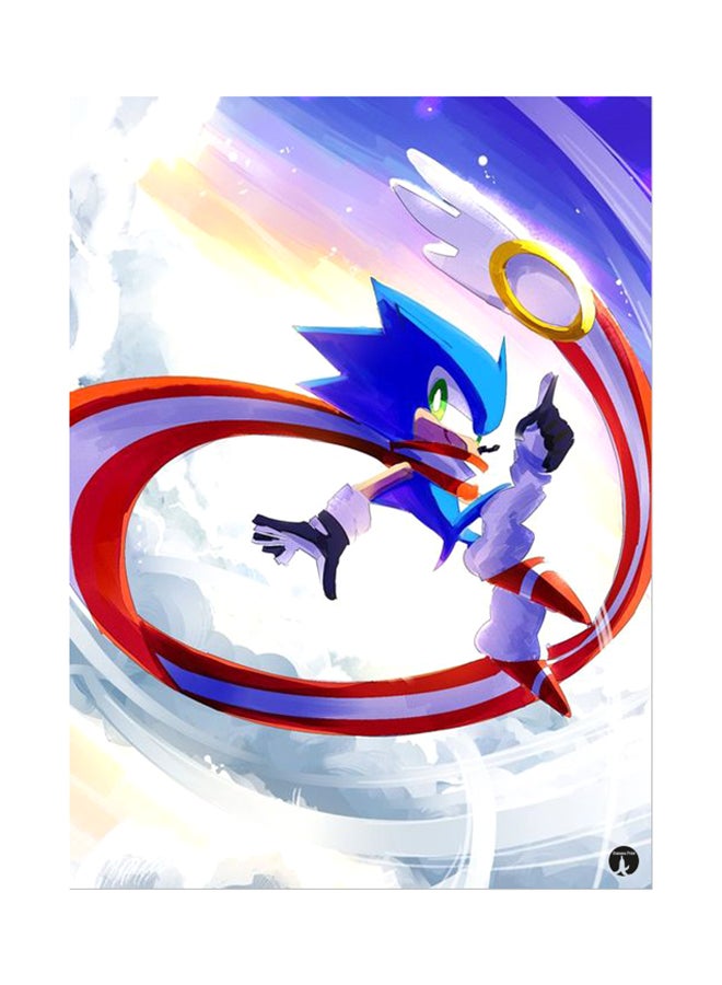 ملصق جداري مطبوع متعدد الألوان 20سم