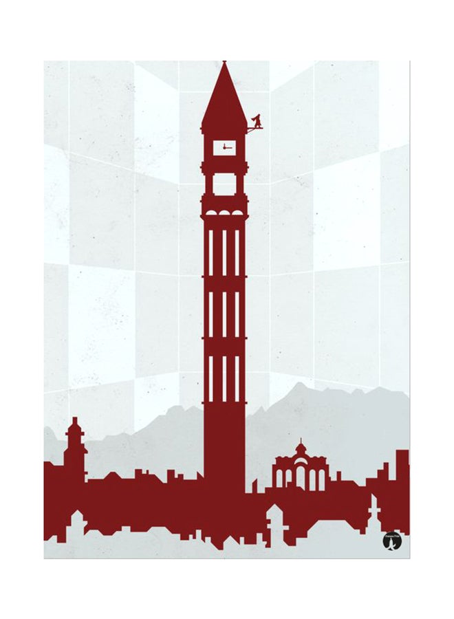 بي بي ملصق جداري مطبوع متعدد الألوان 20سم