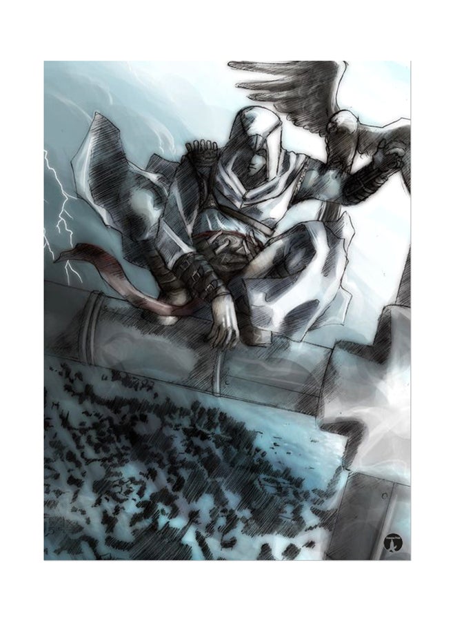 بي بي ملصق جداري مطبوع متعدد الألوان 20سم