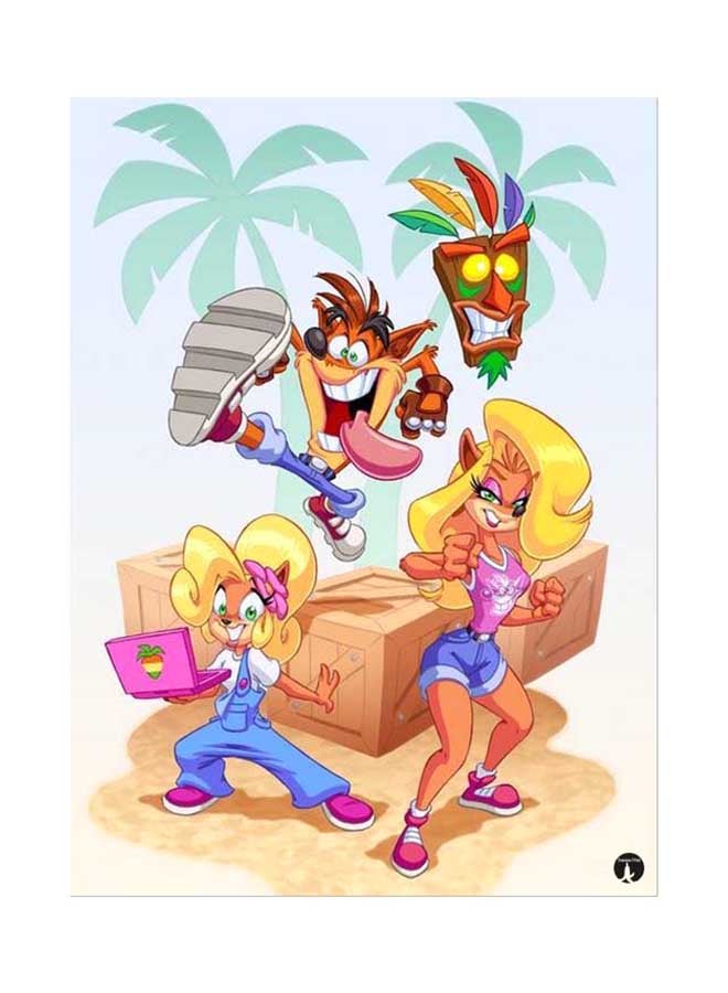 BP Printed Wall Sticker Multicolour 20cm