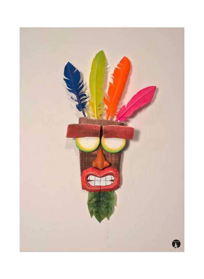 بي بي ملصق جداري مطبوع متعدد الألوان