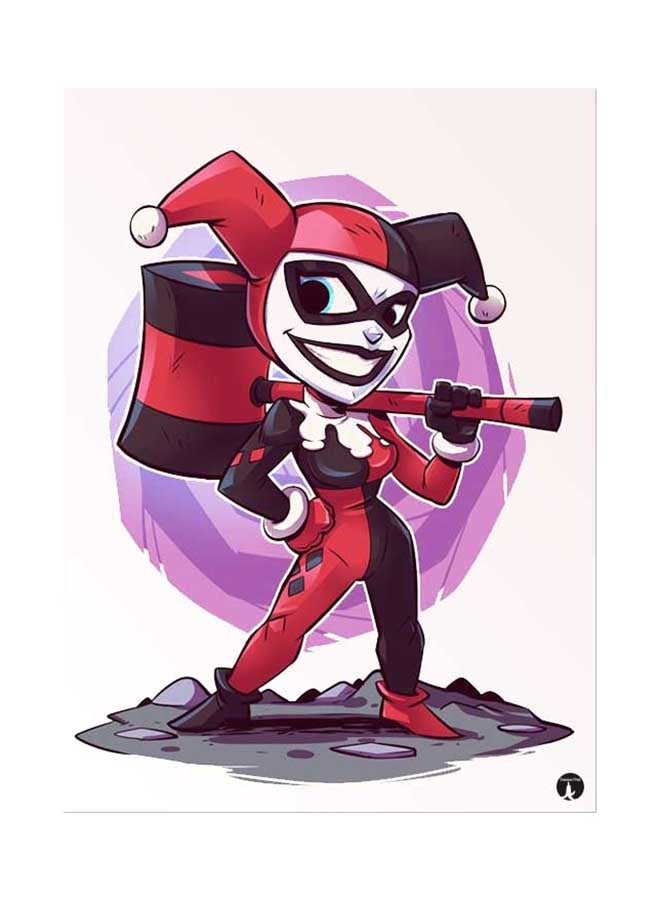 ملصق جداري مطبوع متعدد الألوان 20سم