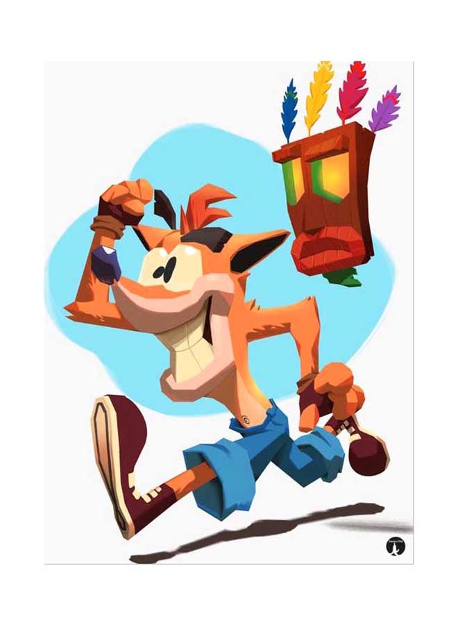 BP Printed Wall Sticker Multicolour 20cm