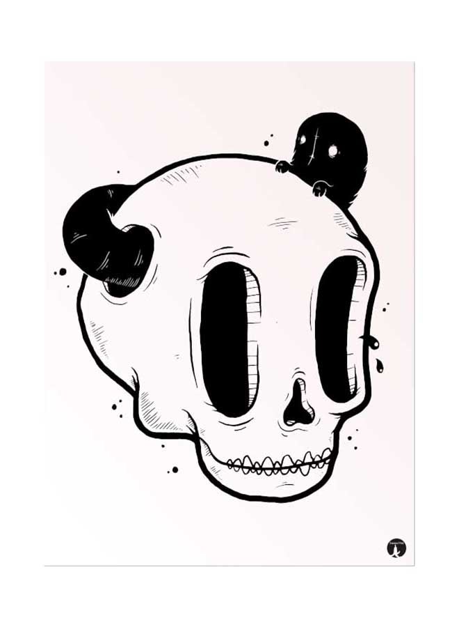 Printed Wall Sticker Multicolour 20cm