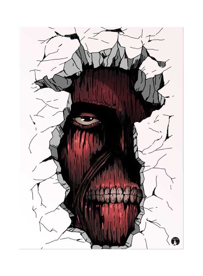 BP Printed Wall Sticker Multicolour 20cm