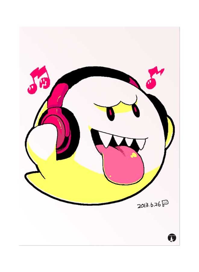 Printed Wall Sticker Multicolour 20cm