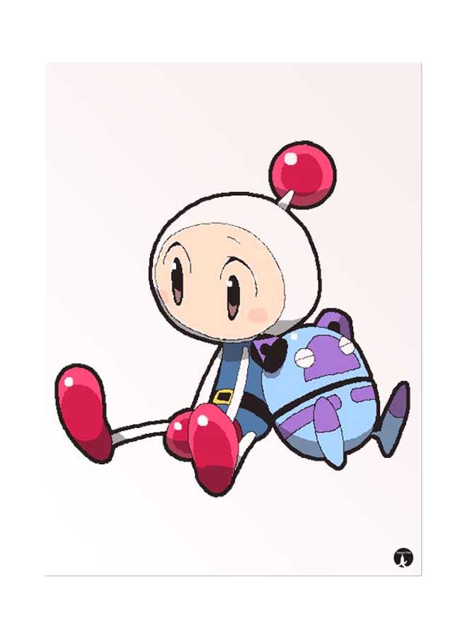 BP Printed Wall Sticker Multicolour 20cm