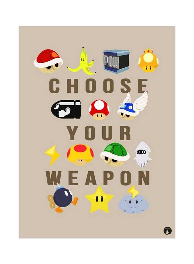 BP Printed Wall Sticker Multicolour 20cm