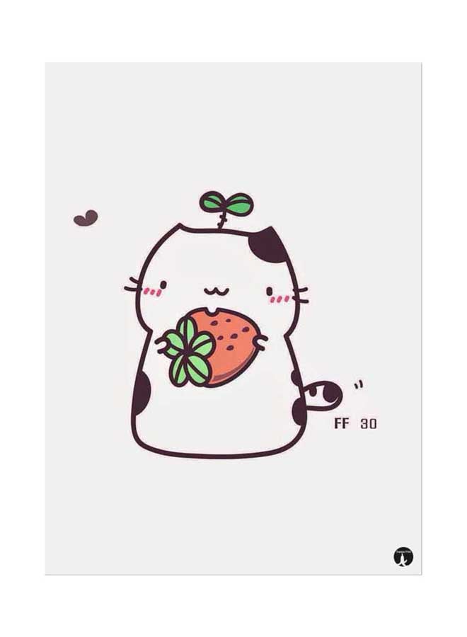 بي بي ملصق جداري مطبوع متعدد الألوان 20سم