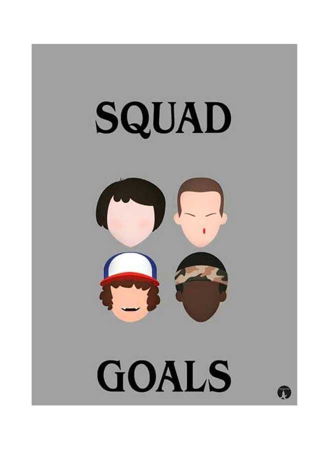 بي بي ملصق جداري مطبوع متعدد الألوان 20سم