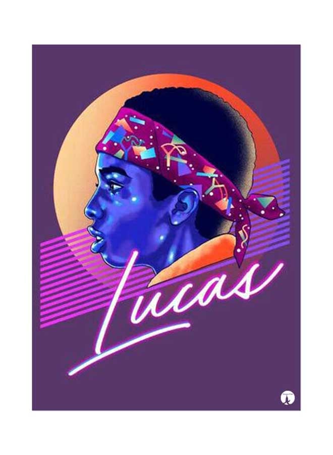 Printed Wall Sticker Multicolour 20cm