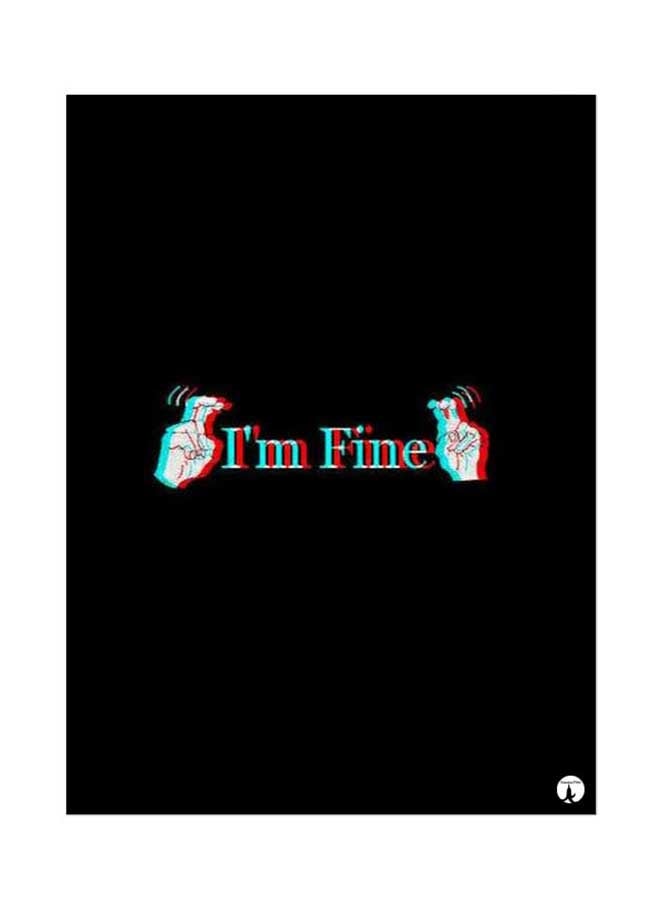 بي بي ملصق جداري مطبوع متعدد الألوان 20سم