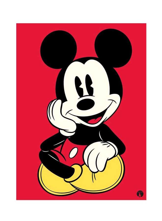 ملصق جداري مطبوع متعدد الألوان 20سم