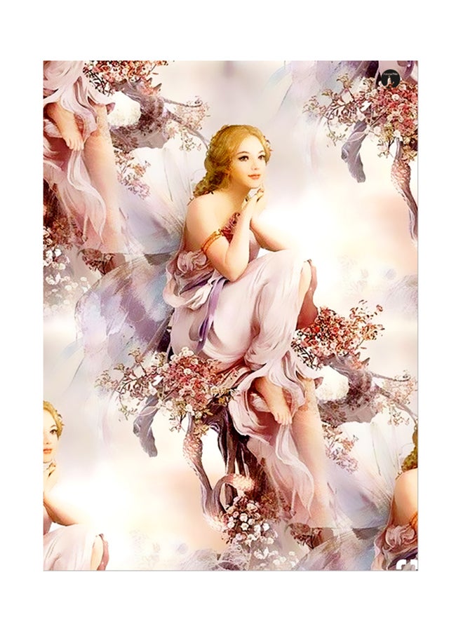 ملصق جداري مطبوع متعدد الألوان 20سم