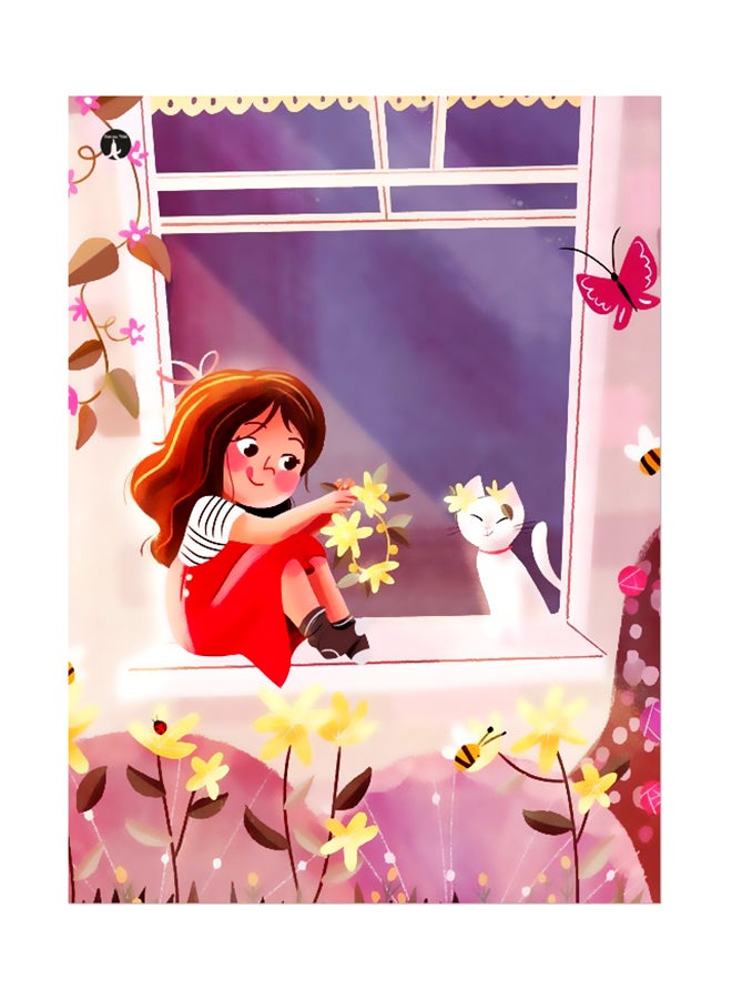 بي بي ملصق جداري مطبوع متعدد الألوان 20سم