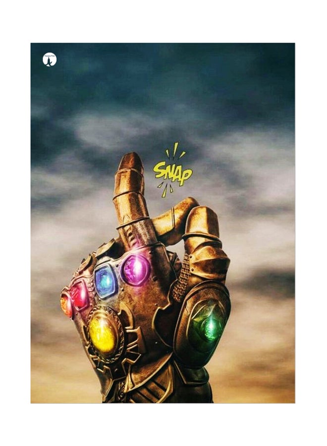 BP Printed Wall Sticker Multicolour 20cm