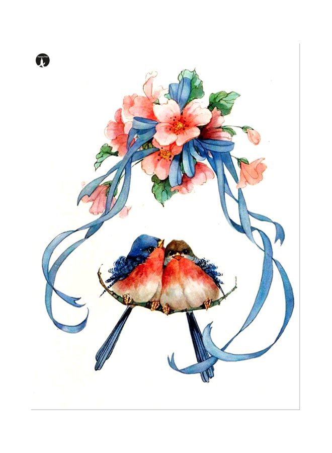 بي بي ملصق جداري مطبوع متعدد الألوان 20سم