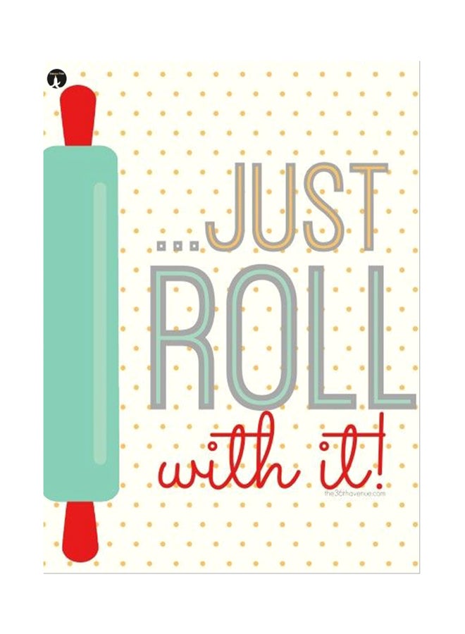 ملصق جداري مطبوع متعدد الألوان 20سم