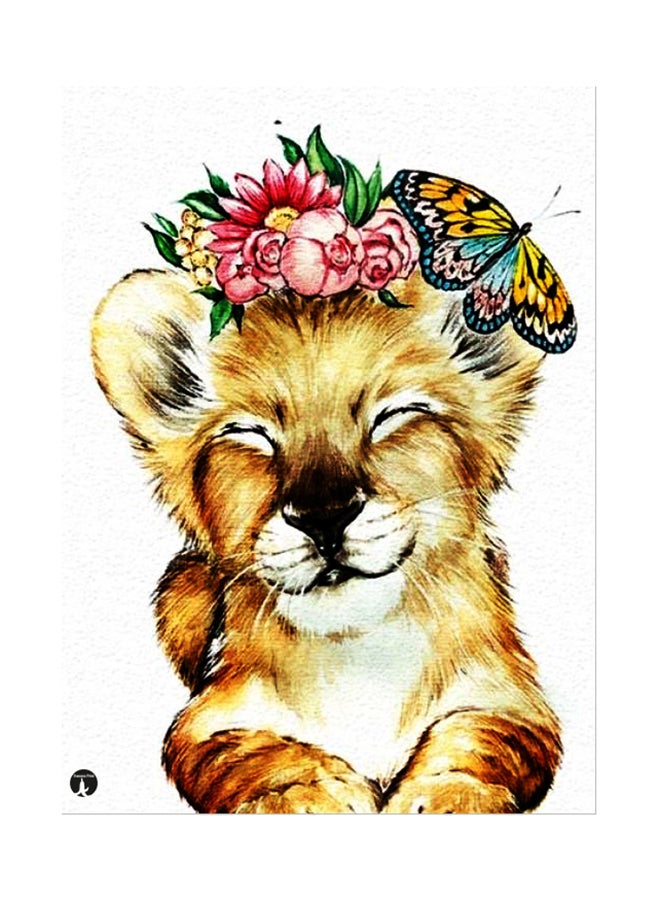 ملصق جداري مطبوع متعدد الألوان 20سم