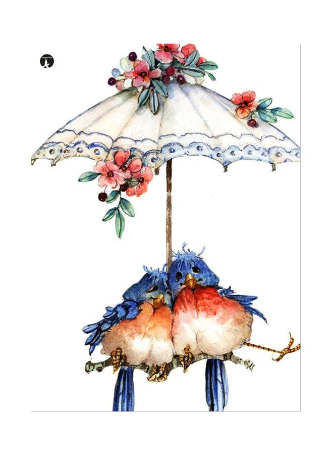 Printed Wall Sticker Multicolour 20cm