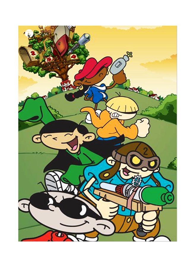 بي بي ملصق جداري مطبوع متعدد الألوان 20سم