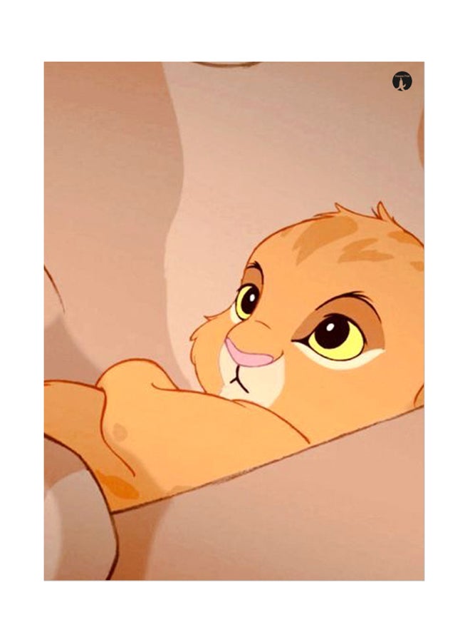 بي بي ملصق جداري مطبوع متعدد الألوان 20سم