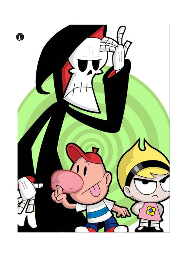 بي بي ملصق جداري مطبوع متعدد الألوان 20سم