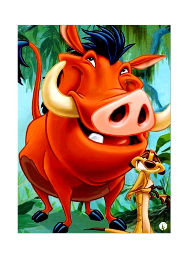 بي بي ملصق جداري مطبوع متعدد الألوان 20سم