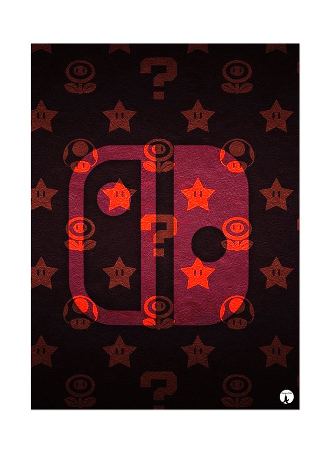 Printed Wall Sticker Multicolour 20cm