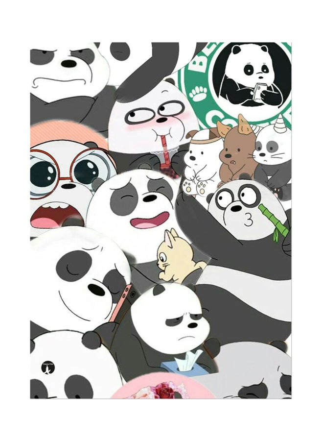 Printed Wall Sticker Multicolour 20cm