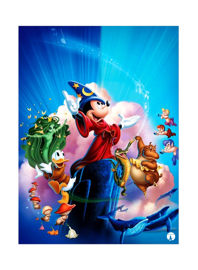 ملصق جداري مطبوع متعدد الألوان 20سم