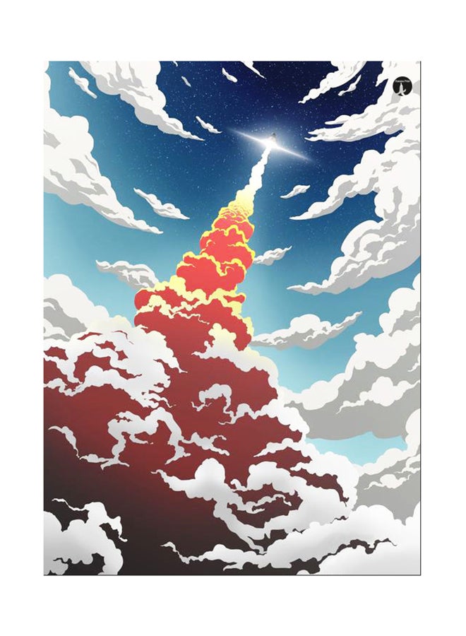 Printed Wall Sticker Multicolour 20cm