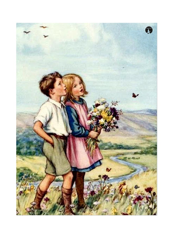 Printed Wall Sticker Multicolour 20cm