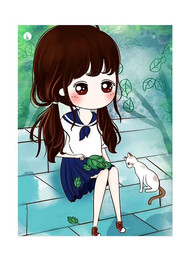 بي بي ملصق جداري مطبوع متعدد الألوان 20سم