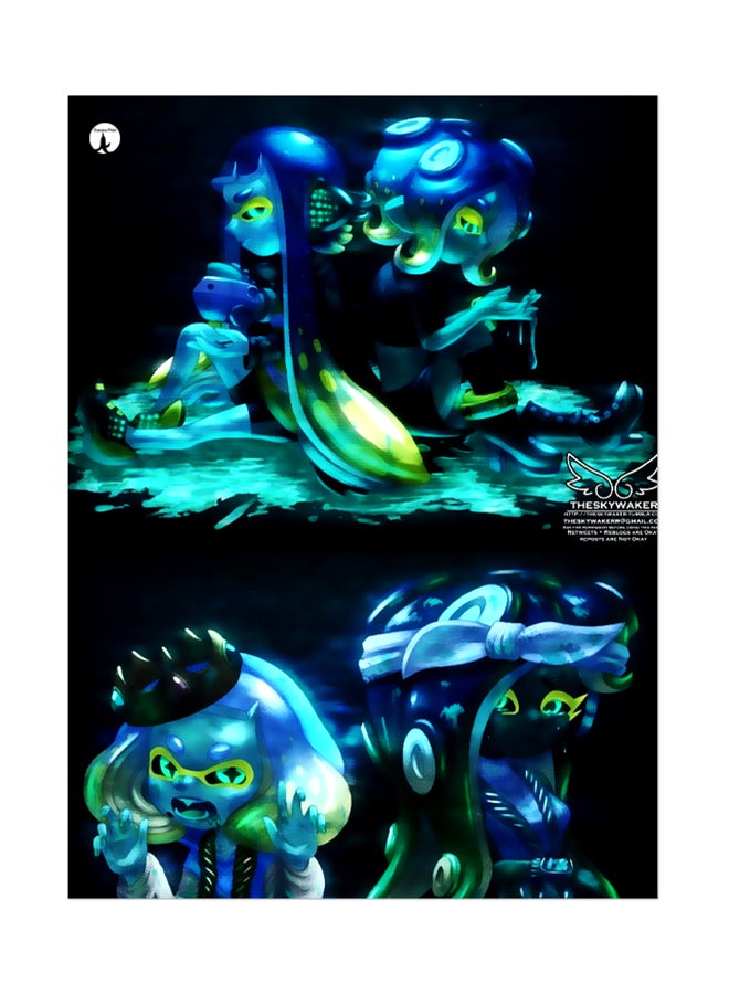 Printed Wall Sticker Multicolour 20cm