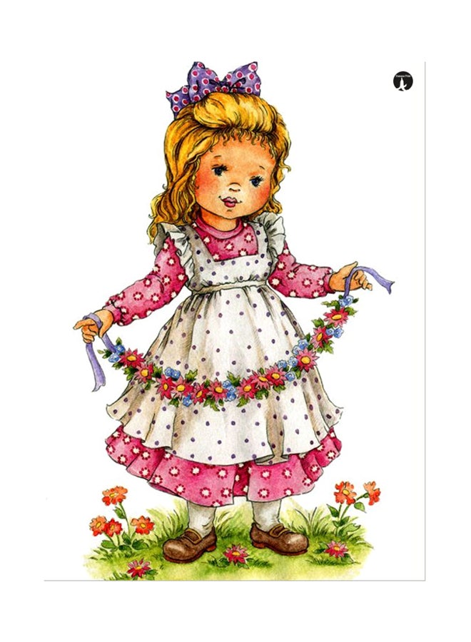 Printed Wall Sticker Multicolour 20cm