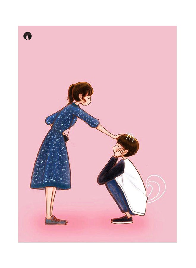 بي بي ملصق جداري مطبوع متعدد الألوان 20سم