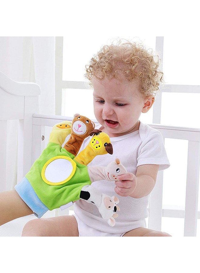 Animal Hand Finger Plush Puppets Glove For Kids  - Image 4