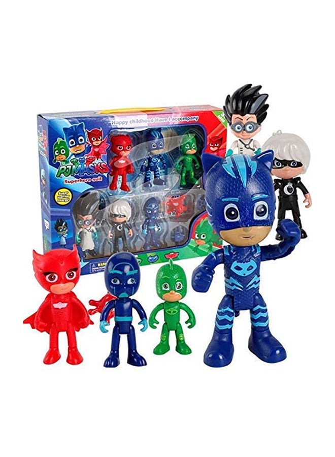 6-Piece PJ Masks Cloak Action Figures Set