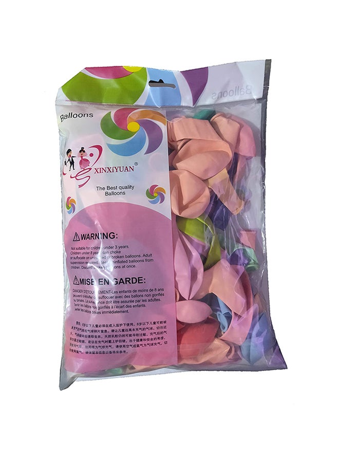 100 قطعة من بالونات حفلات الباستيل من اللاتكس - متنوعة - Image 4