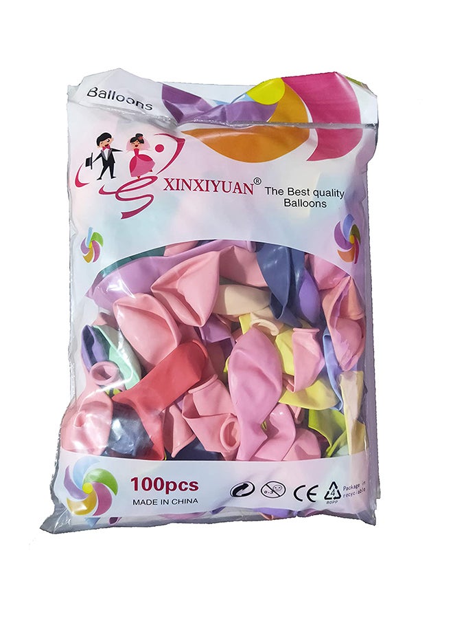 100 قطعة من بالونات حفلات الباستيل من اللاتكس - متنوعة - Image 3