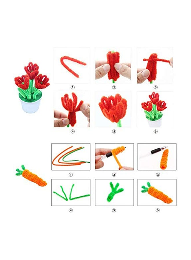 590-Piece Pipe Cleaner Craft Set - Assorted - Image 2